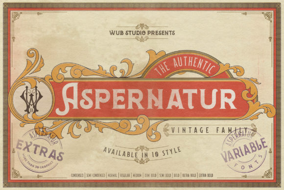 Aspernatur: Integrating Bold Vintage Typography into Modern Workflows