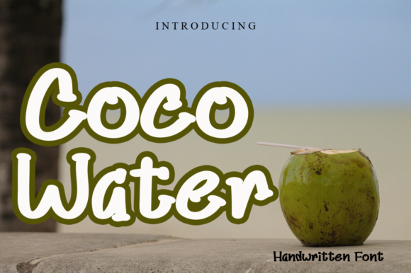 Coco Water: The Quirky Font for Sweet Designs