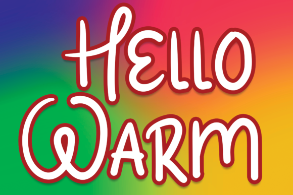 Hello Warm: A Quirky Display Font for Creative Projects