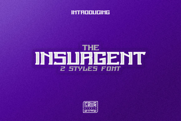 Insurgent: The Bold Display Font That Commands Attention