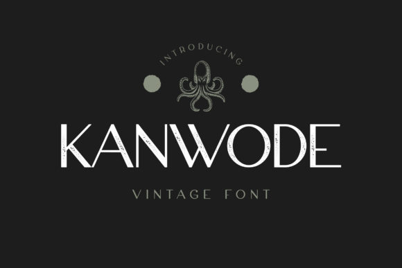 Kanwode: The Vintage Display Font That Fits Your Next Project