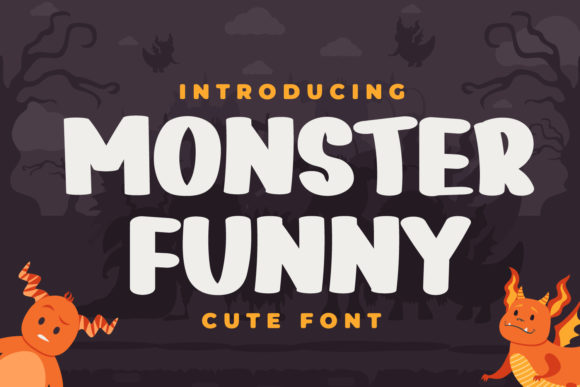 Monster Funny: The Quirky Display Font for Creative Projects