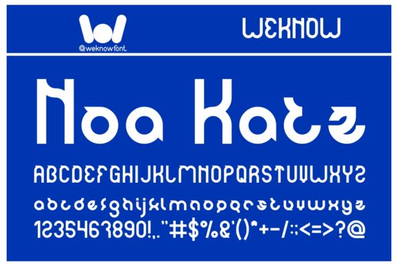Noa Katz: The Techno Style Display Font That Transforms Your Creative Projects