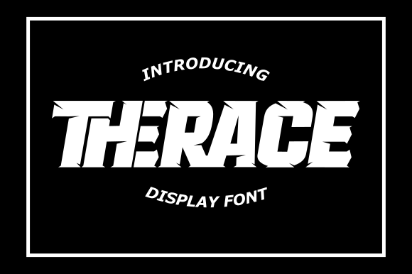 Therace: The Bold Display Font That Brings Designs to Life