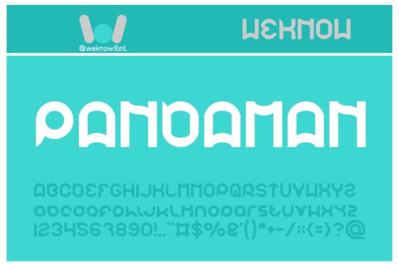Unleash Your Creativity with the Quirky Pandaman Font