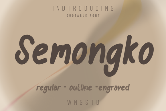 Unlocking Creativity with Semongko: The Perfect Display Font for Modern Branding
